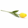 62 cm-es Élénksárga Selyem Tulipán – Élethű Hosszú Szárú Művirág Dekoráció