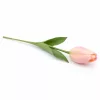 62 cm-es Pasztell Rózsaszín Selyem Tulipán – Élethű Hosszú Szárú Művirág Dekoráció