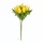 Prémium mesterséges tulipán virágcsokor 45 cm – 10 szálas citromsárga tulipán dekorációs művirág csokor