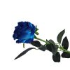 Rózsaszál - művirág - 72 cm kék