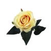 Rózsaszál - művirág, sárga - 72 cm