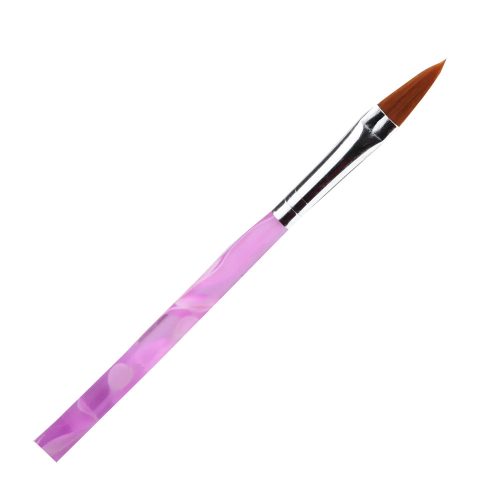 Torch 6 darabos porcelán építő ecset szett hegyes ecset rózsaszín nyéllel