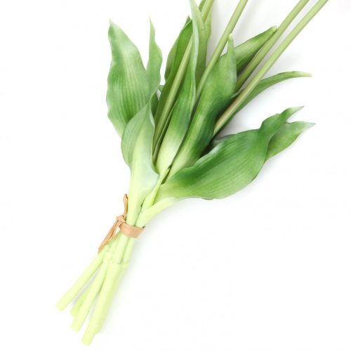 Gumi Tulipán csokor 5 szálas 40 cm - Zöld