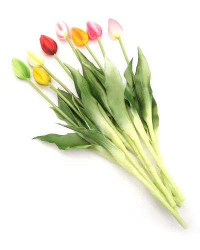 Gumi Tulipán szálas 39 cm - Zöld