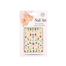 Nail-Art köröm matrica - színes