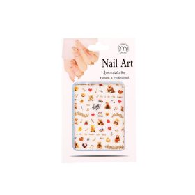 Nail-Art köröm matrica - színes