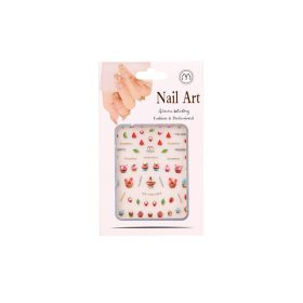 Nail-Art köröm matrica - színes