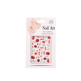 Nail-Art köröm matrica - színes