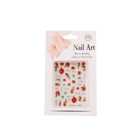 Nail-Art köröm matrica - színes