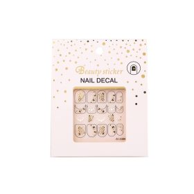 Beauty Sticker - köröm matrica - arany