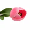 Prémium 56 cm-es rózsaszín műtulipán – vastag, stabil szilikon gumi dekor virág lakásba és rendezvényekre