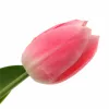 Prémium 56 cm-es rózsaszín műtulipán – vastag, stabil szilikon gumi dekor virág lakásba és rendezvényekre