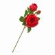 46 cm-es 3 Fejes Piros Selyem Rózsa – Élethű Műrózsa Dekorációhoz