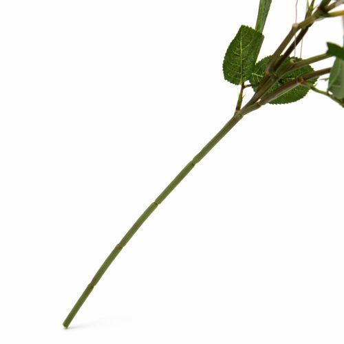 46 cm-es 3 Fejes Piros Selyem Rózsa – Élethű Műrózsa Dekorációhoz