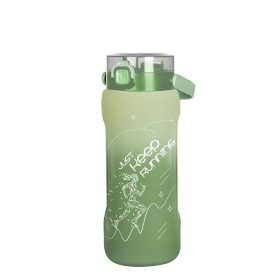   Motivációs kulacs – 2 literes, erős műanyagból, sportoláshoz és napi vízfogyasztáshoz, zöld
