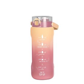   Motivációs kulacs – 2 literes, erős műanyagból, sportoláshoz és napi vízfogyasztáshoz, lila