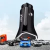 Terméknév: X-start autós gyorstöltő 38W – USB-A + USB-C PD gyorstöltés, fekete (Model CC116)