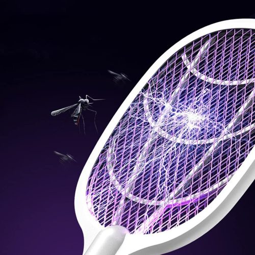 Hordozható elektromos rovarcsapda és légycsapó, USB töltés