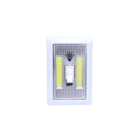   Kapcsolós LED lámpa 8×11,5 cm – 3W, elemes, hordozható COB világítás