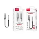 X-start USB-C – 3,5 mm jack audio adapter kábel – 14 cm, DAC chip, fejhallgató átalakító
