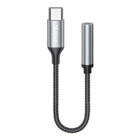   X-start USB-C – 3,5 mm jack audio adapter kábel – 14 cm, DAC chip, fejhallgató átalakító