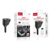X-start 4 az 1-ben autós szivargyújtó elosztó és USB töltő – 120W, 2× szivargyújtó + 2× USB, feszültség kijelző