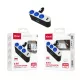 X-start 4 az 1-ben autós szivargyújtó elosztó USB porttal – 120W, 3× aljzat + 1× USB, LED világítás