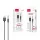 X-Start Lightning – 3.5 mm audio kábel, 100 cm – fekete, prémium iPhone hangkábel autóhoz és fejhallgatóhoz