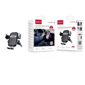   X-Start autós telefontartó szellőzőrácsra – univerzális, állítható rögzítés 4–7 hüvelykes okostelefonokhoz