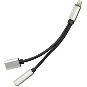   HF iPhone 7 /iPhone 7 Plus / iPhone 8 Plus elosztó adapter - 3,5 jack csatlakozó - lightning töltő csatlakozó