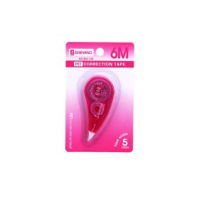   6 M 5 mm BAIHANG hibajavító szalag BH-136, kék, rózsaszín, zöld, barnásszürke, szürke, narancssárga