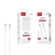 X-start USB-C – USB-C gyors töltésű adatkábel – 25W, 1m, fehér