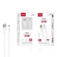 X-start 25W USB-C gyors töltésű adatkábel – 2 m, fehér