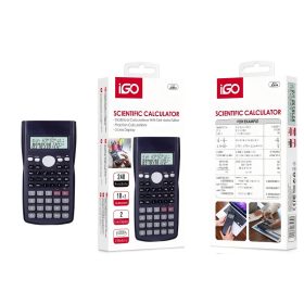   iGO JD014 tudományos számológép – 240 funkcióval, két soros kijelzővel és statisztikai számításokkal