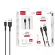 X-start Lightning adatkábel 2 m – 20W gyors töltés, fekete szín, iPhone készülékekhez