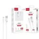 X-start 20W TYPE-C gyors töltésű adatkábel – 2 m, fehér