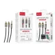X-Start 3.5mm Jack – 2x RCA Audio Kábel – AUX → RCA Sztereó Átalakító, 1m