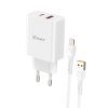 X-start 27.5W Gyors Töltőfej USB-A → Lightning kábellel – PD + QC gyorstöltés, iPhone kompatibilis (CDQ081L)