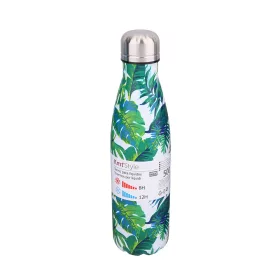 500 ml termosz - zöld levélmintás