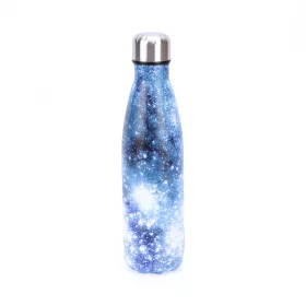   Vákumszigetelt rozsdamentes acél termosz - 500 ml, kék égbolt mintás