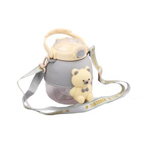 Maci figurás kis kulacs, tartópántos - 3 - 900 ml