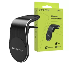   BOROFONE BH10 Mágneses autótelefon-tartó a levegő kimenetéhez - Fekete