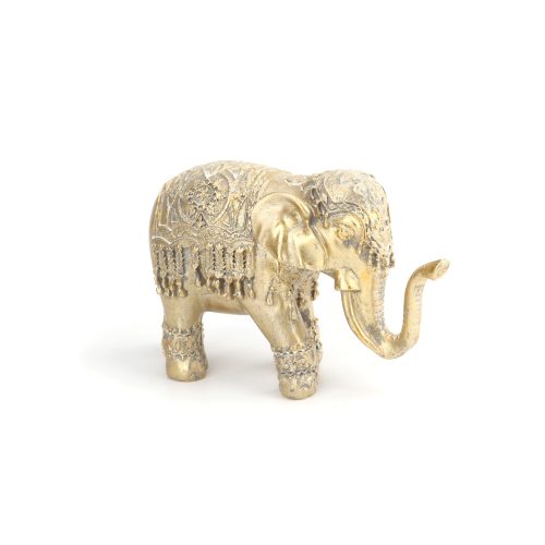 Elefánt szobor - 19 x 7 x 2 cm műgyanta