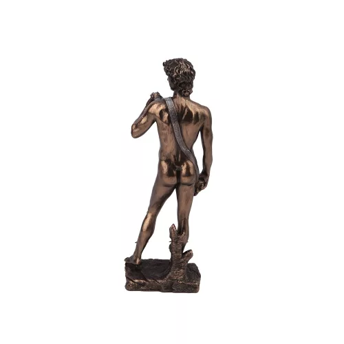 Michelangelo Dávid szobra, fém - 19 cm