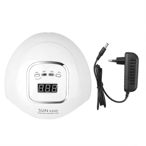 SUN X5 Max UV/LED Műkörmös lámpa 45 LED-es 150 W - Fehér