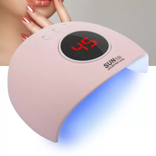 UV/LED Műkörmös lámpa 24W SUN X28 - Rózsaszín