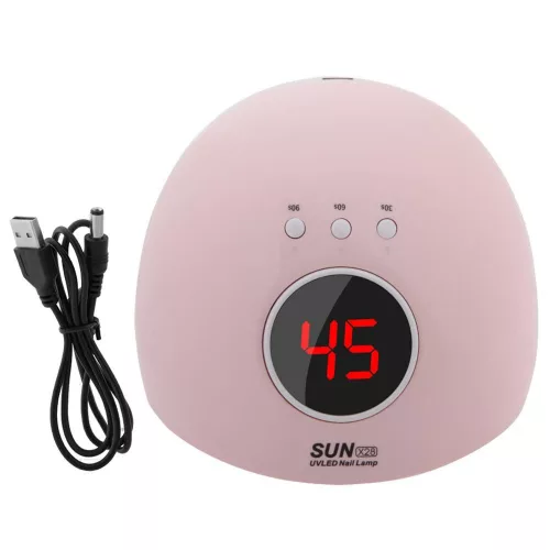 UV/LED Műkörmös lámpa 24W SUN X28 - Rózsaszín