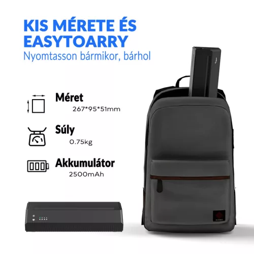 MHT-P8008-Z Tetoválók Számára Kifejlesztett Bluetooth Stencil Hőnyomtató