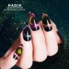 NADIA 9D Galaxy Cat Eye Gél lakk 10ml 12 db-os 01-12# + 2 db Cat Eye mágnes Ajándék