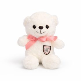   Plüss maci masnival – fehér plüss játék 30 cm, klasszikus ajándék